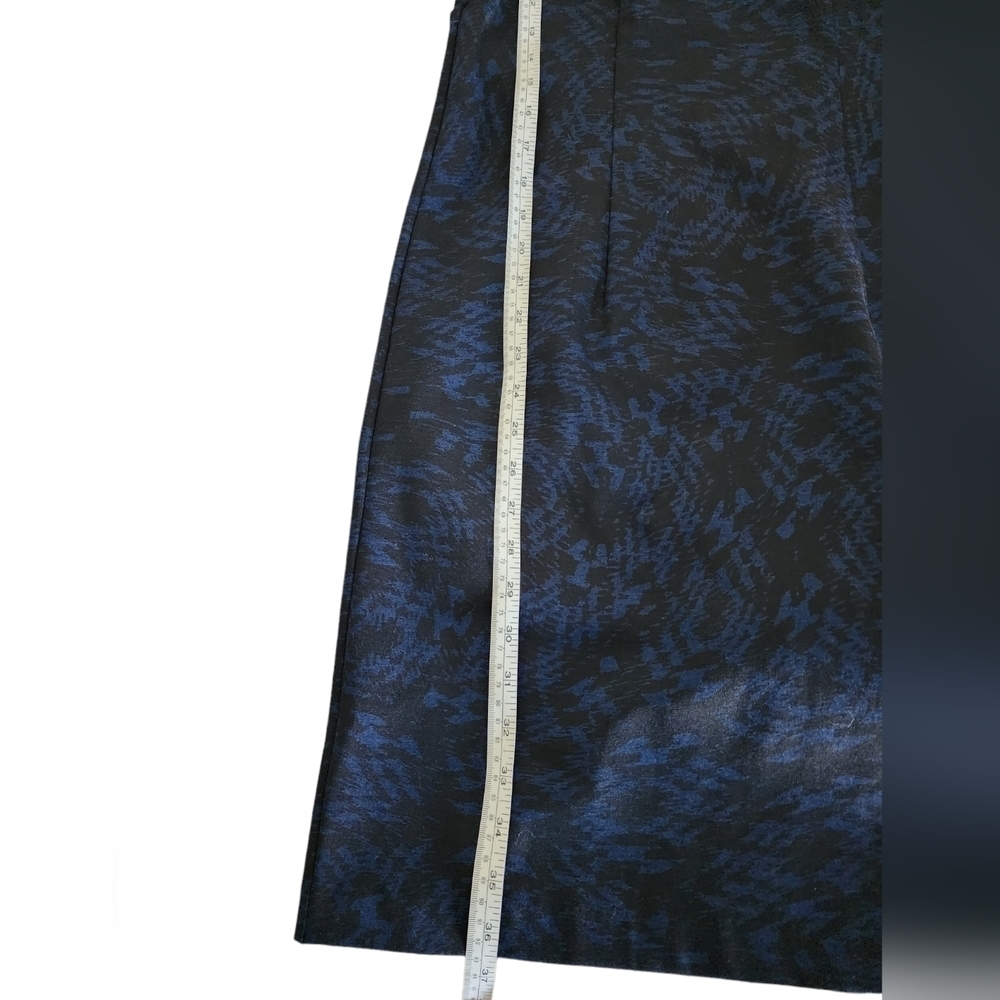 Mario Serrani Dress Black and Blue Formal Dress Size XS - Picture 3 of 8
